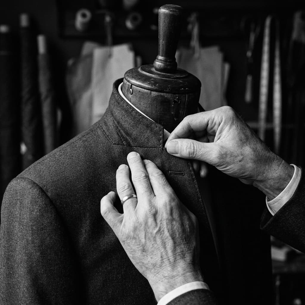 Master tailor at work